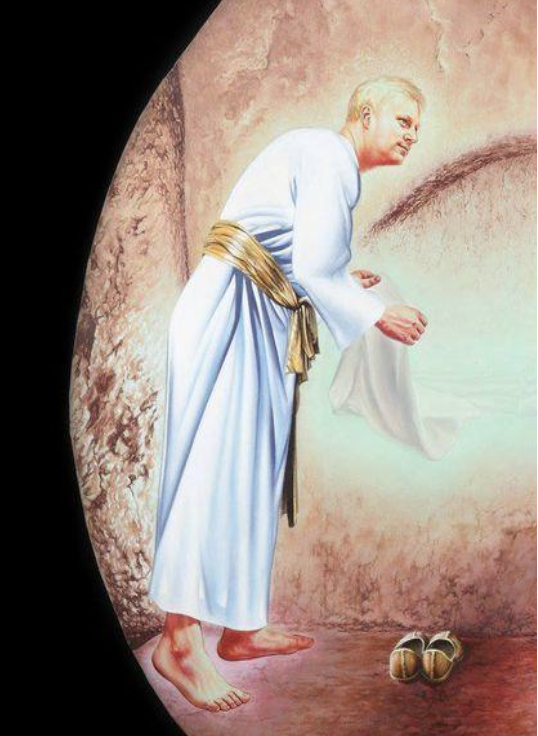 Right angel at the tomb